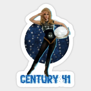 Barbs in the 41st Century Sticker